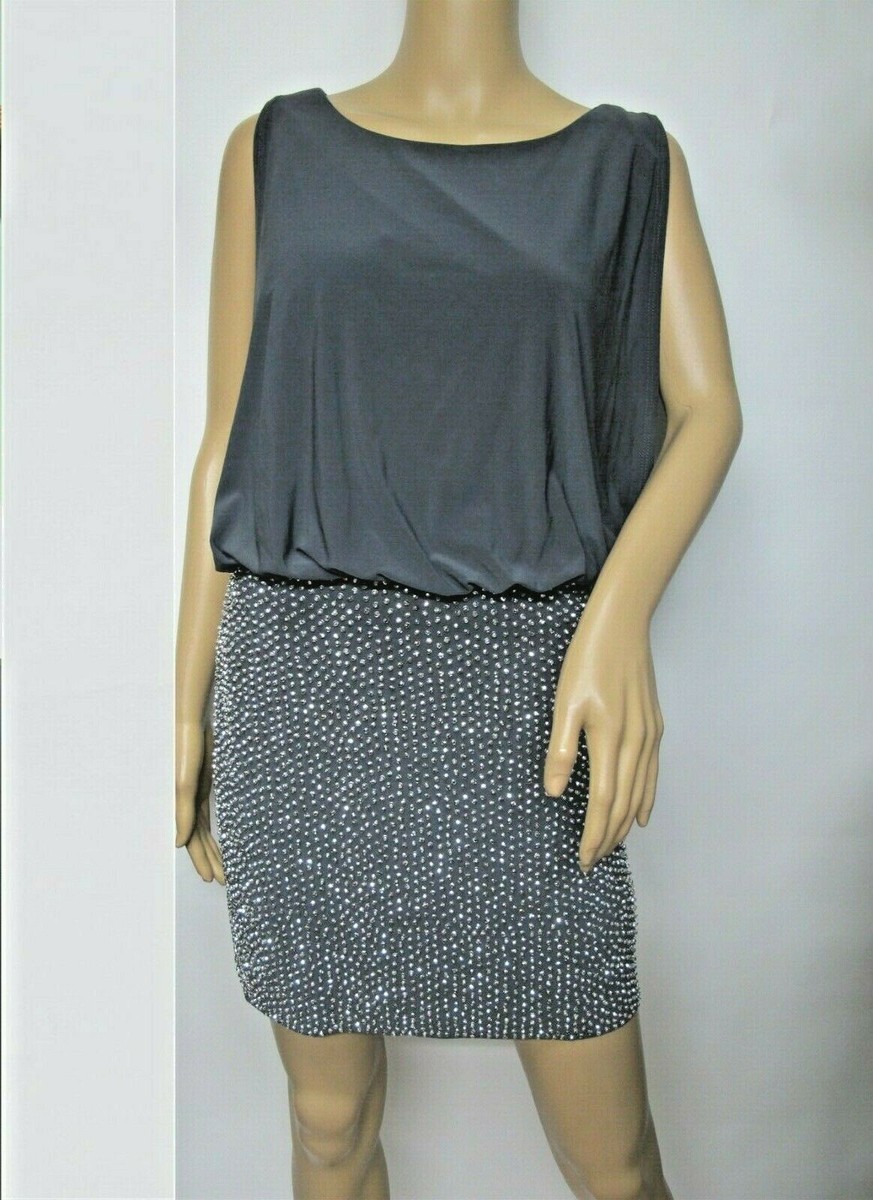Xscape Sleeveless Silver Beaded Overlay Evening Bodycon Gown Dress Size 6 | eBay Xscape Sleeveless Silver Beaded Overlay Evening Bodycon Gown Dress Size 6 | eBay