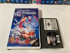 Cinderella 1950 Family Animation Betamax Walt Disney Black Diamond Clamshell