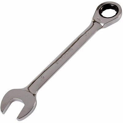 Silverline Ratchet Spanner Open End Ring Combination Ratchet Wrench 8-30mm