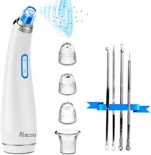 Blackhead Remover Vacuum - USB Rechargeable Blackhead Suction Device with 4 Adju