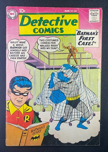 Detective Comics (1937) #265 GD/VG (3.0) Batman Origin Retold