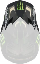 Troy Lee Designs TLD SE4 Helmet Replacement Visor Peak Flash Monster Grey