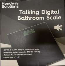 Handy Solutions Digital Talking Bathroom Scale limit up to 390 lb