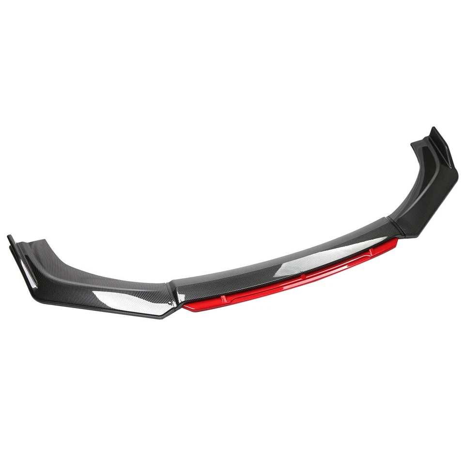 Para Mercedes Benz A45 AMG W176 fibra de carbono vermelho para-choque dianteiro spoiler labial splitt - Imagem 4 de 4