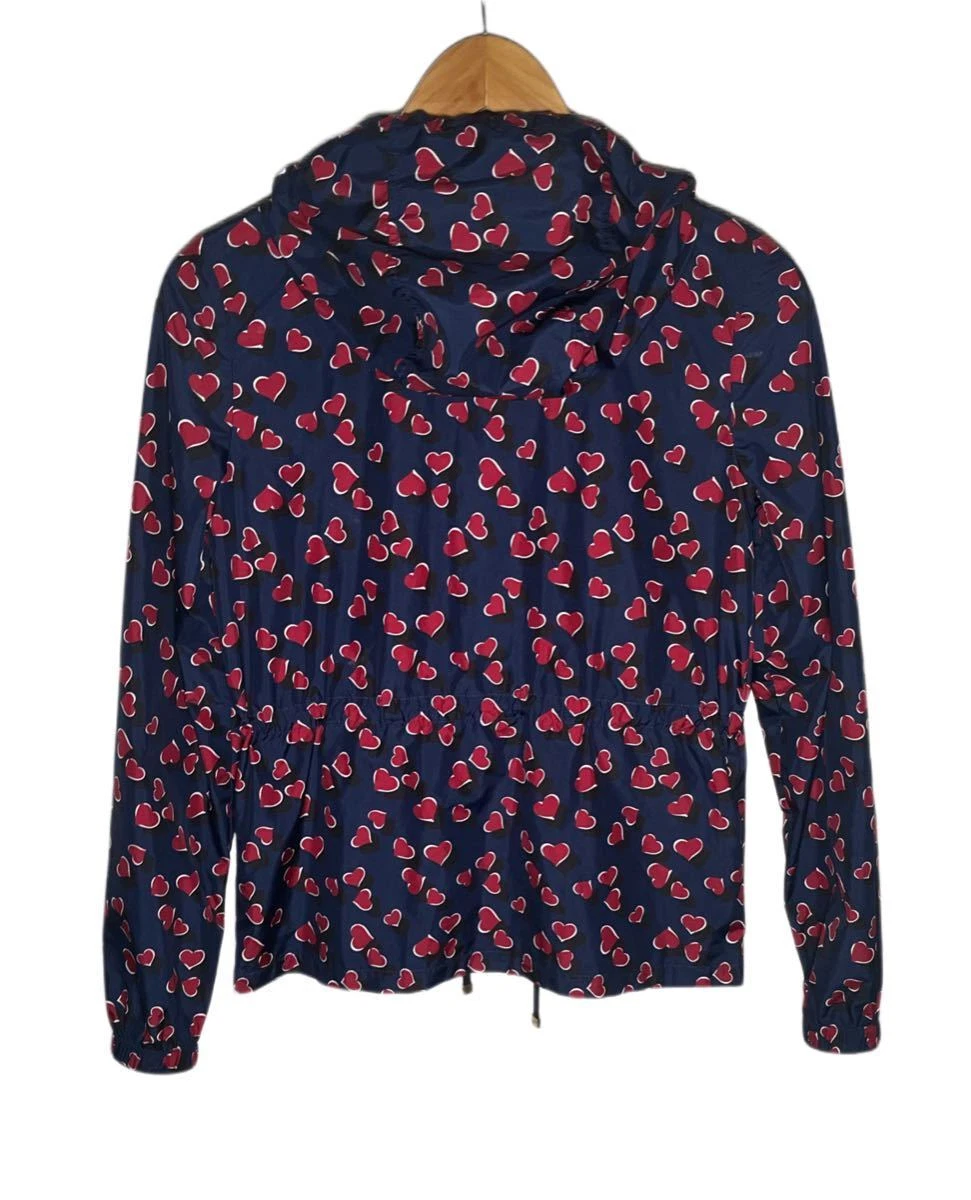 GUCCI Giacca Parka Montagna Modello Heartbeat Linea Sherry Taglia 36 Blu Navy