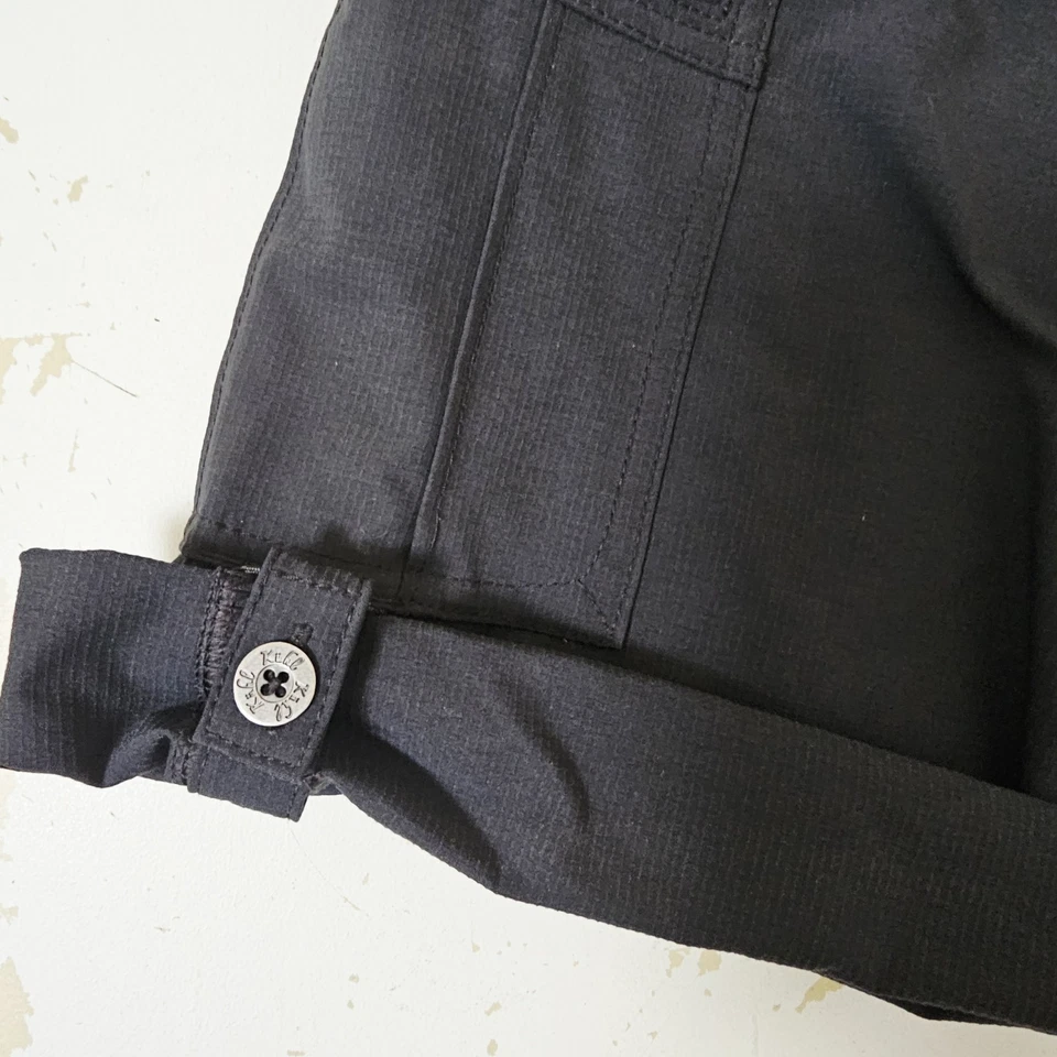 Pantalones Cortos Kuhl Horizon Enrollables Negros Para Mujer Talla 8 Aire Libre Senderismo Rendimiento  Foto 3 de 4