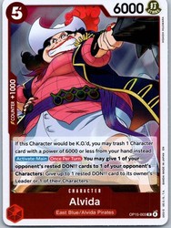 Alvida OP15-003 Adventure on Kami's Island Rare Foil One Piece TCG