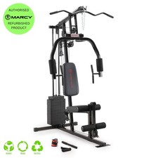 Marcy MKM81030 Home Multi Gym 45Kg Weight Stack Strength Training Weight Lifting