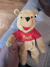 DISNEY STORE WINNIE THE POOH Plush Stuffed 8  Mouseketoys