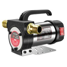 Pompa Carburante Elettrica 12V/24V/220V Distributore Carburante Diesel Autoadescante Pompa Carburante