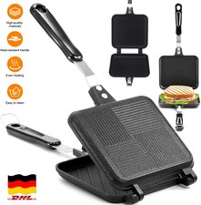 Doppelseitige Bratpfanne Antihaft-Grillpfanne mit abnehmbarem für Sandwichbrot