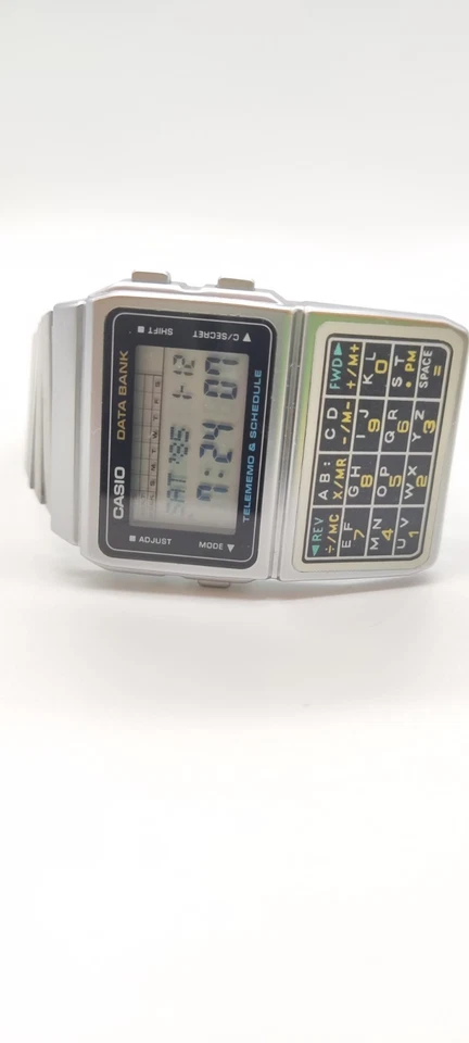 Orologio Casio DBC-610 Data Bank Telememo Calcolatrice Vintage made in Korea 1985 - Immagine 4 di 4