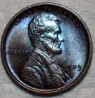 Brilliant Uncirculated 1909-P Lincoln Cent, Beautifully Toned specimen.