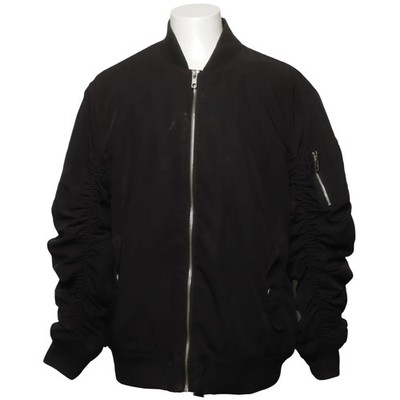 Bershka, Bomberjacke, Herren, Größe: XXL, Schwarz, Polyester, Einfarbig #Thn