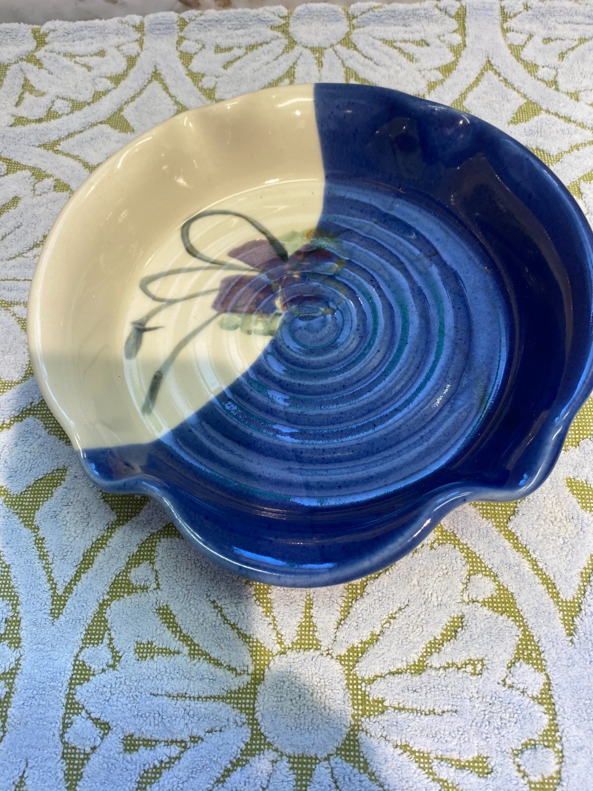 Kent Follette Studio Pottery Art Bowl, art deco design 9