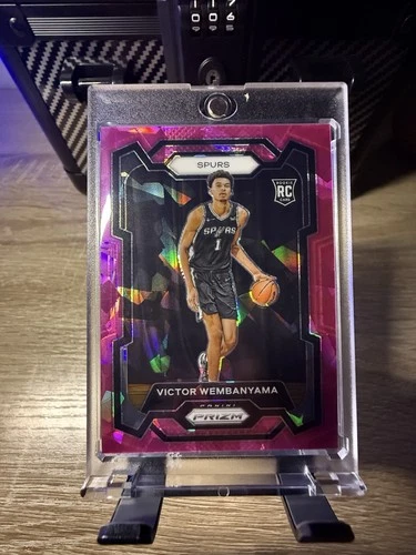 Panini Prizm 2023-24 Victor Wembanyama RC #136 Pink Ice Prizm Spurs