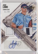 2022 Panini Diamond Kings DK Material Signatures Gold 41/99 Josh Lowe Auto 0qh8