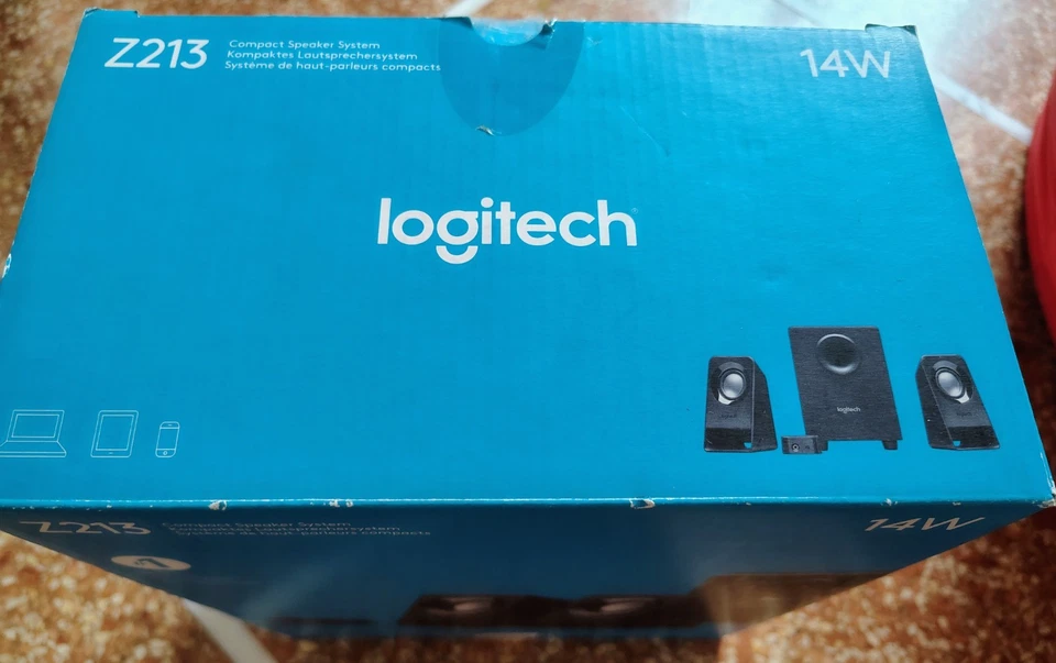 Logitech Z213 Compact 2.1 Multimedia Speaker System Black - Immagine 2 di 4
