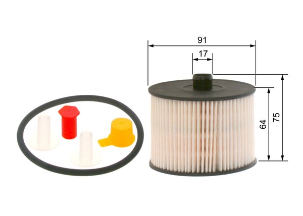 Bosch Kraftstofffilter FüR CitroËN, Fiat, Ford, Lancia, Peugeot, Volvo-image