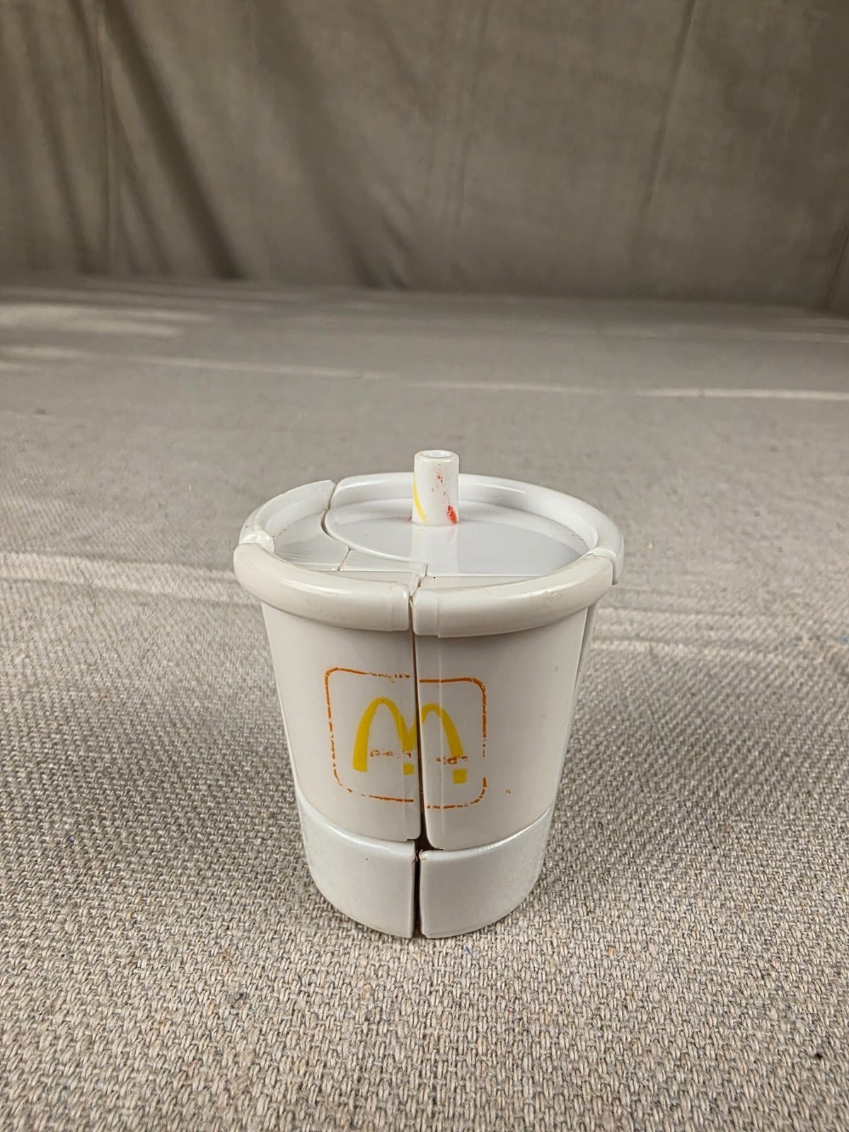 Vintage 1988 McDonald's Happy Meal Changeable Transforming Drink Cup Toy