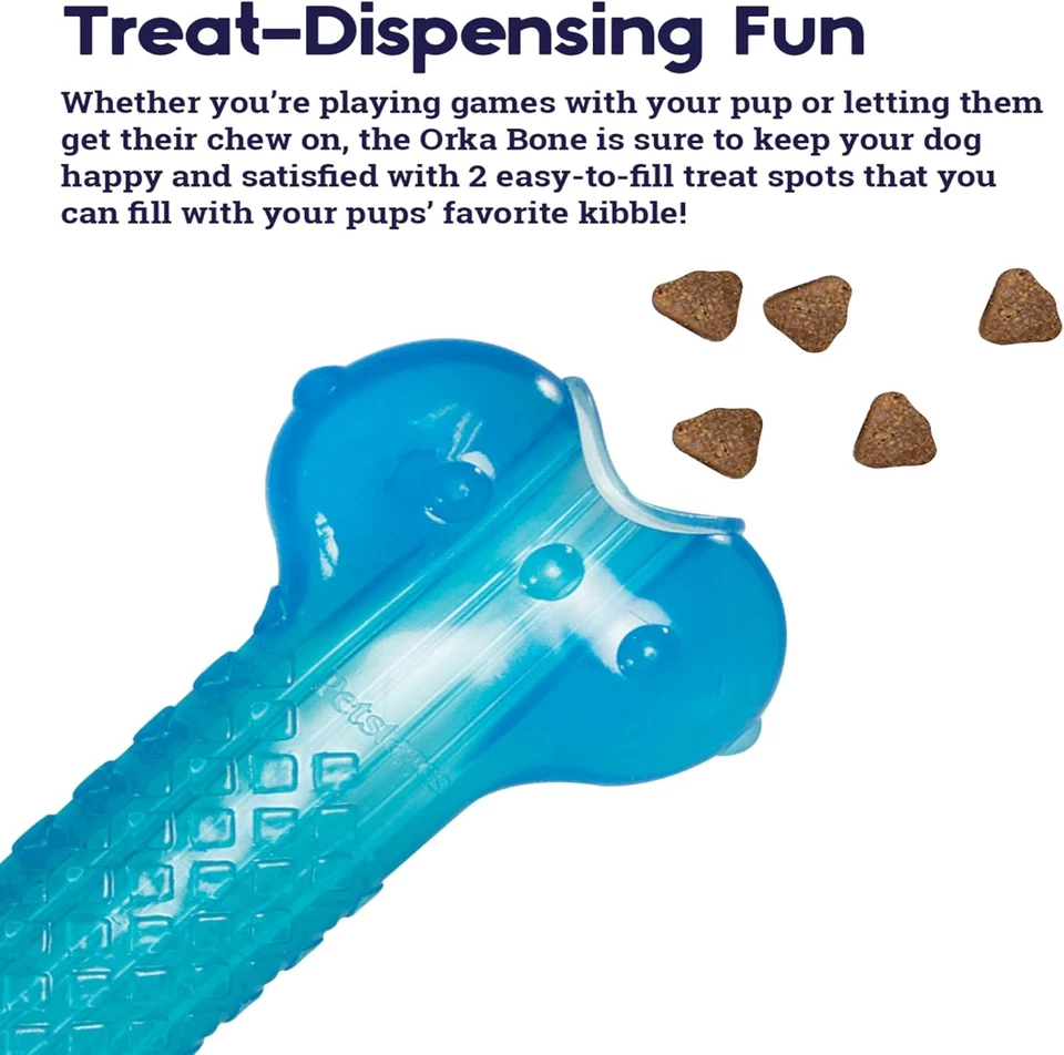 Petstages Orka Hueso Azul Real Grande (Pack de 1), (Azul Real) Foto 4 de 4