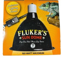 Flukers Reptile Aquarium Light Sun Dome Lizards Turtles Animal Pets