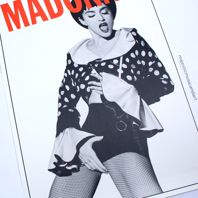 BEAUTIFUL MADONNA ORIGINAL 1990 POSTER PHOTO by HERB RITZ VERY