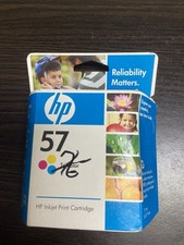 HP 57 Tri-Color Ink Cartridge Expired 2009 New Sealed
