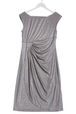 CONNECTED APPAREL Cocktailkleid Damen Kleid Gr. DE 38 hellgrau Elegant