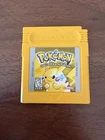 Pokémon Yellow Version Nintendo Game Boy Color, 1999, Authentic Tested Saves
