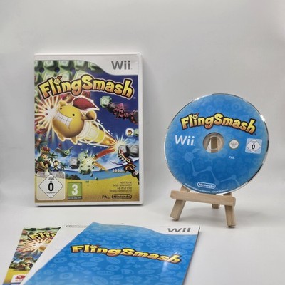 FlingSmash Nintendo Wii Game - CIB Manual Very Good Motion Plus Requires