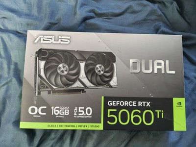ASUS DUAL NVIDIA GeForce RTX 5060 Ti Graphic Card 16GB GDDR7