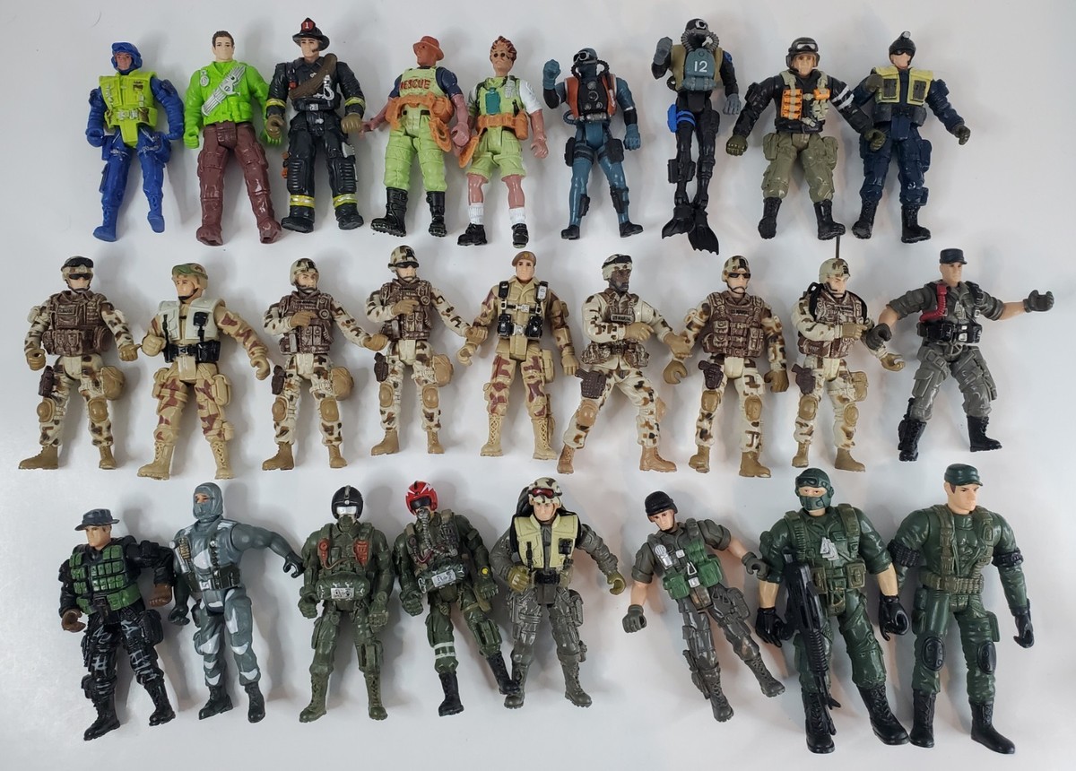 Chap Mei Military / First Responder Action Figures Lot of 26 | eBay