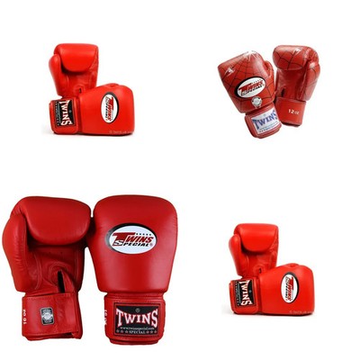 Twins Boxing Gloves Genuine Leather 8-16oz White Free sh Japan