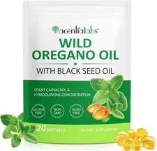 10/26 Oil of Oregano Softgels, 120 Count Oregano Oil Supplement Capsules