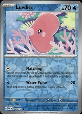 Luvdisc 047/193 Common Paldea Evolved Pokemon Reverse Holo Lightly Played
