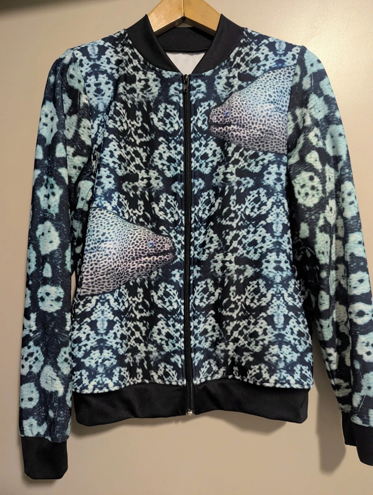"The Eel Deal" Bomber Jacket | Black Milk Clothing | Size S Small - Rare! image 1