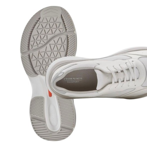 Rockport Womens 6.5 M Prowalker Athletic Sneakers CI9285 Off White Leather NEW - Bild 16 von 18