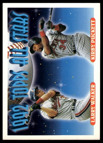 Larry Walker, Kirby Puckett #406 card
