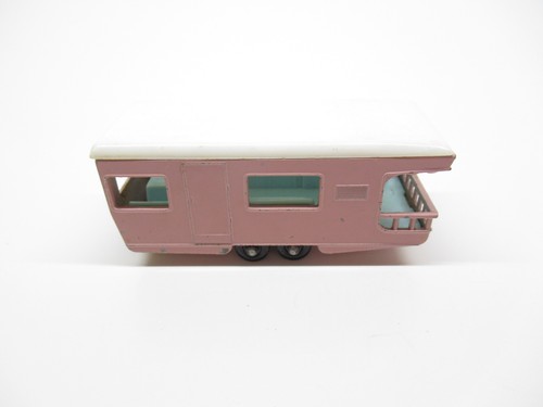 Matchbox Lesney 23 – Trailer Caravan – Caravane Jaune – Boîte D'origine