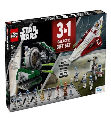 Lego 66787 Star Wars 3 In 1 Galactic Gift Set 75435 75333 75360 New Sealed