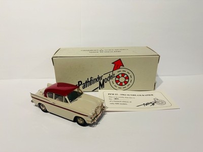 Pathfinder Models 1:43 PFM 15- 1962 Sunbeam Rapier, White Metal, 157 of 600 Made