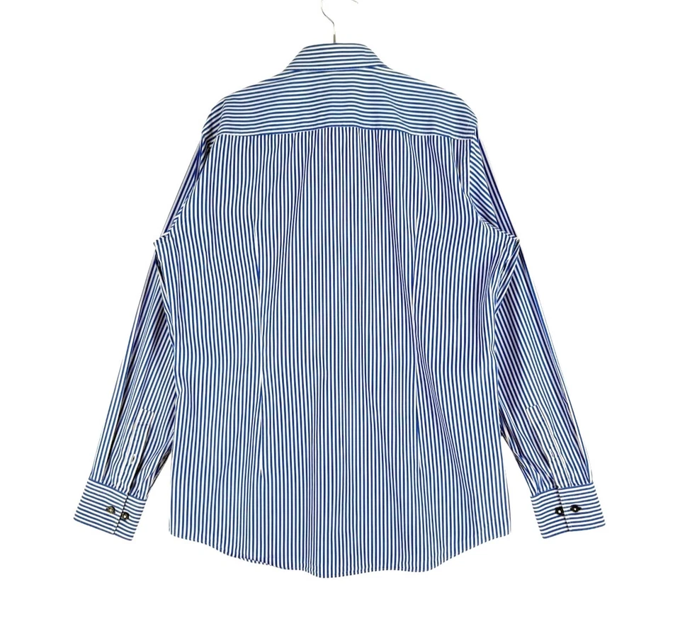 Hugo Boss Uomo Jaser Slim Fit Stretch Camicia Formale Taglia L - 41 - 16 - Immagine 2 di 4