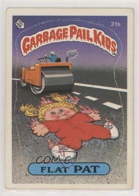 1985 Topps Garbage Pail Kids Series 1 Flat Pat (Two Star Back) #31b 0e3