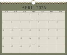 2026-2027 Calendar - Wall Calendar 2026-2027 from April 2026 Until December 2027