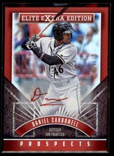 2015 Panini Elite Extra Edition Autographed Prospects Red Ink Daniel Carbonell