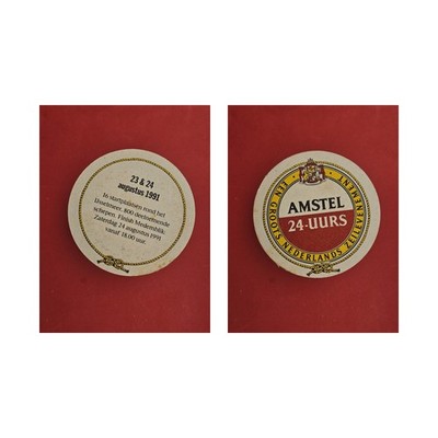 Amstel 23 & 24 augustus 1991 Brauerei Bierdeckel Bier
