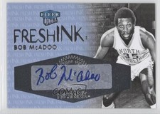 2012-13 Fleer Retro 1999-00 Ultra Fresh Ink Bob McAdoo #UFI-BM Auto HOF 0f8