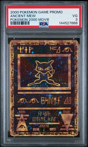 2000 POKEMON GAME MOVIE POKEMON 2000 MOVIE ANCIENT MEW PSA 3