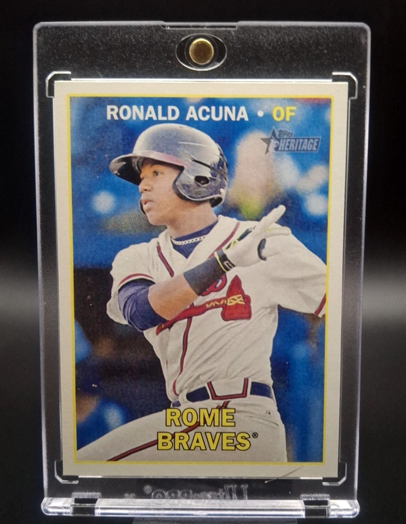 2016 Topps Heritage Minor League Edition Ronald Acuna Jr.  #165 Rome Braves